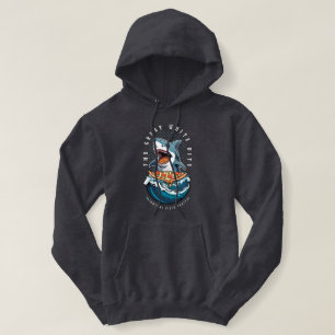Shark Eating Pizza Der große weiße Biss Jawsome Hoodie