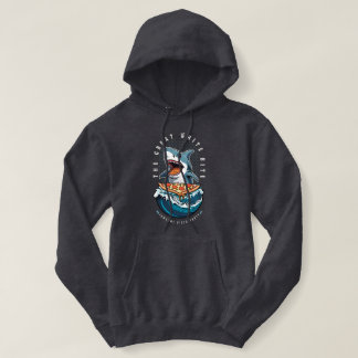 Shark Eating Pizza | Der große weiße Biss Jawsome Hoodie