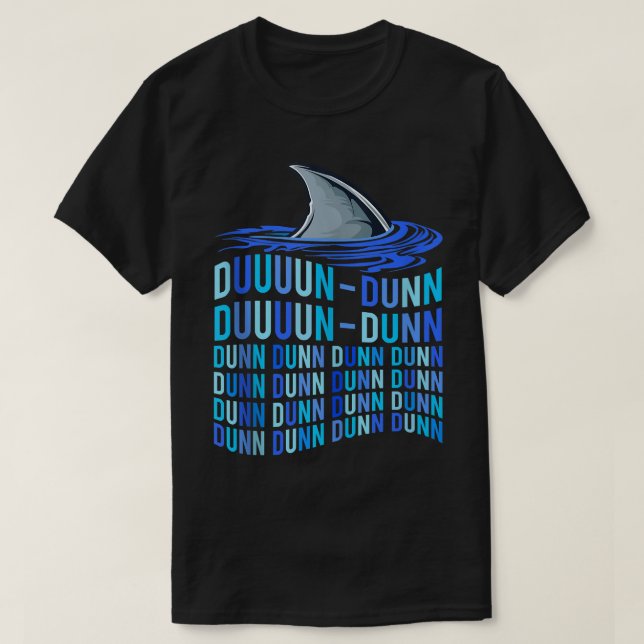 Shark Fin Sharks Sound Fish Spoof Noise Tank Top (Design vorne)