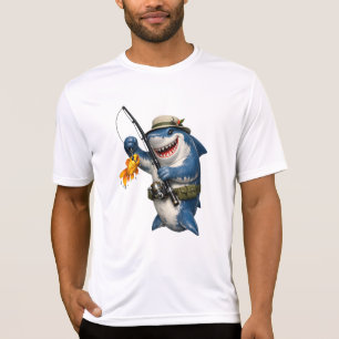 Shark Fisher 4D Gold Catch Tee