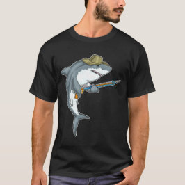 Shark Fisher Harpoon Fishing T-Shirt