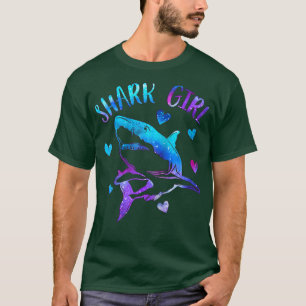 Shark Girl Just a Girl Wer Haie Liebe Lover Gala T-Shirt