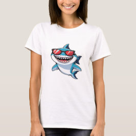 🦈 Shark Graphic T - Shirt - Cool & Fierce Summer 