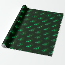 Shark Green Geschenkpapier