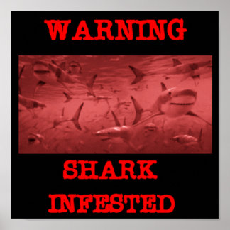 SHARK INFEST POSTER
