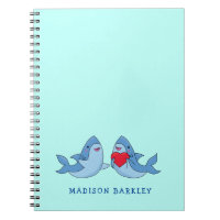 Shark Kid's Niedliches Kawaii-Notebook