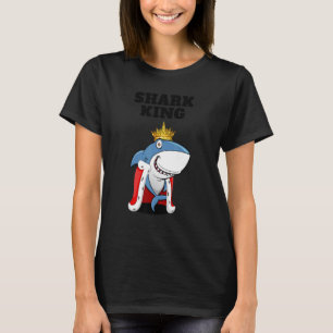 Shark King Boys Shark Mens Shark 1 T-Shirt