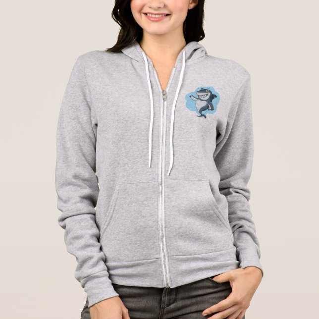 Shark Laughing Hoodie (Vorderseite)
