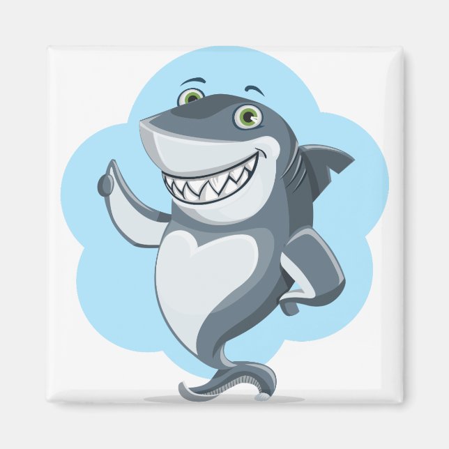 Shark Laughing Magnet (Vorne)