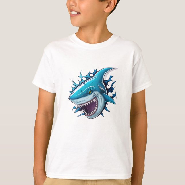 Shark logo T-Shirt (Vorderseite)
