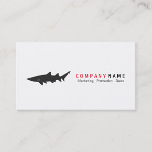 Shark Logo Visitenkarte