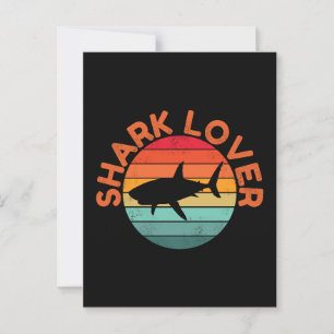 SHARK LOVER POSTKARTE