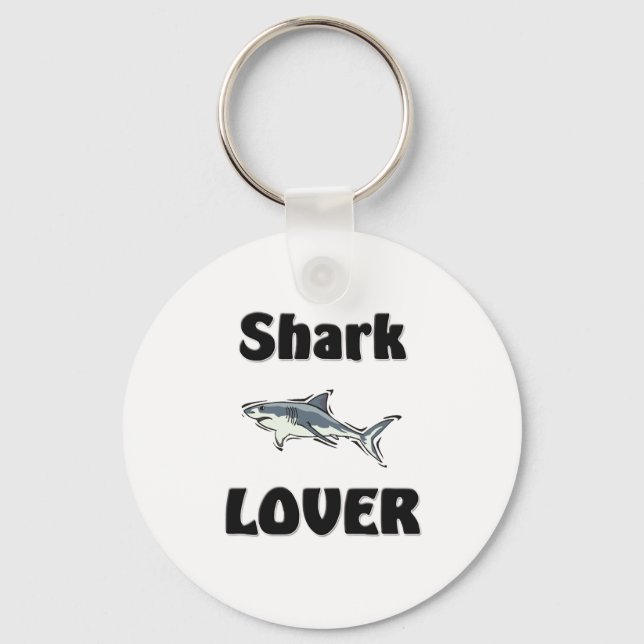 Shark Lover Schlüsselanhänger (Vorderseite)