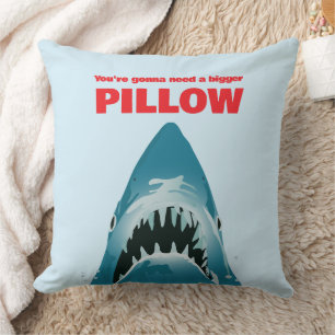 Shark Lover Youre Gonna braucht ein größeres Kisse Kissen