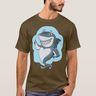 Shark Motif Boys Shark T-Shirt