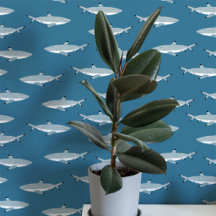 Shark Nautical Aquamarin Green Art