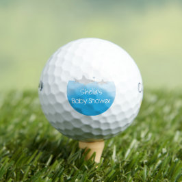 Shark Ocean Baby Shower Golfball
