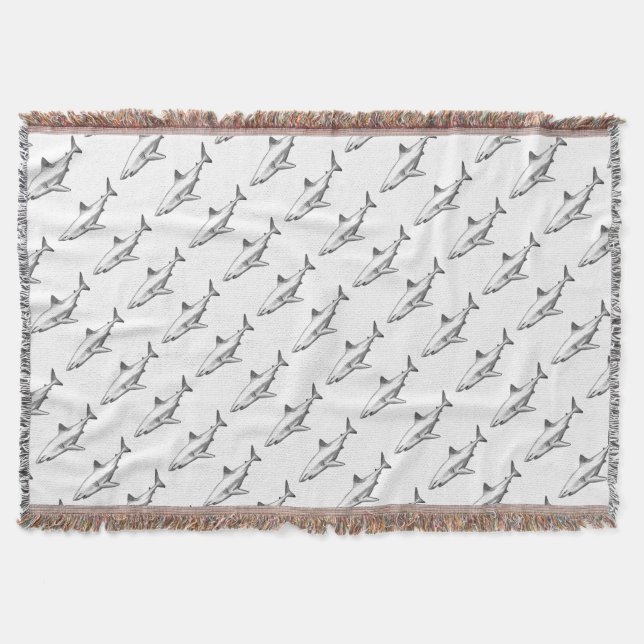 Shark Office-Zuhause personalize Destiny Destiny's Decke (Vorderseite)