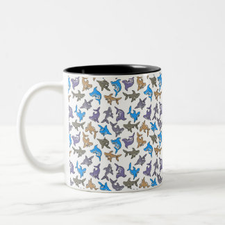 Shark Pattern Tasse