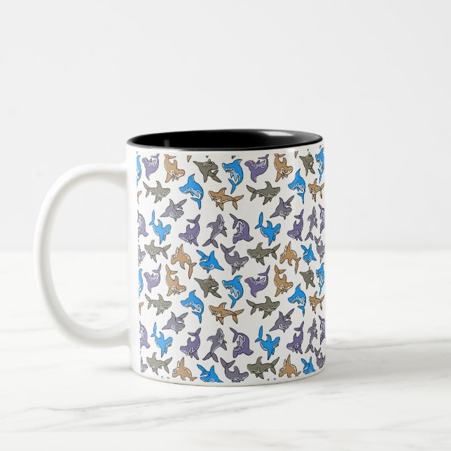 Shark Pattern Tasse (Links)