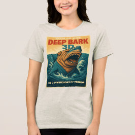 Shark Pei Week: Deep Bark 3D Tri-Blend Shirt