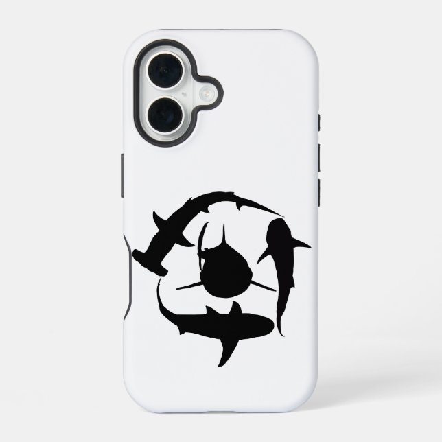 Shark Phone Case iPhone 16 Hülle (Rückseite)