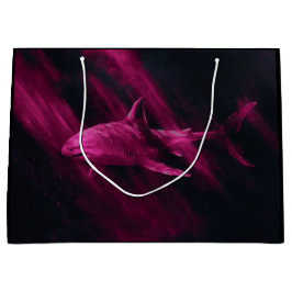 Shark Pink Große Geschenktüte