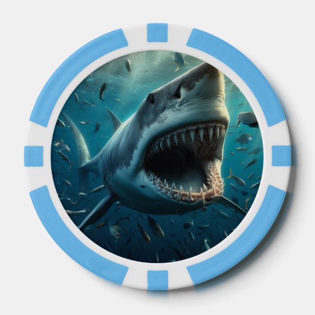 SHARK POKER CHIPS (Vorderseite)