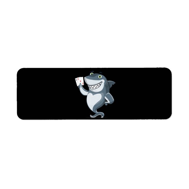 Shark Poker Player - Funny Shark Gifts (Vorne)