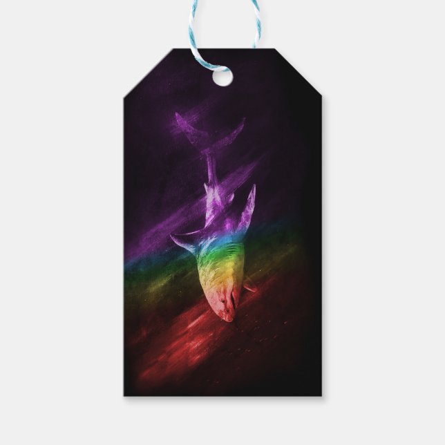 Shark Pride Geschenkanhänger (Vorderseite)