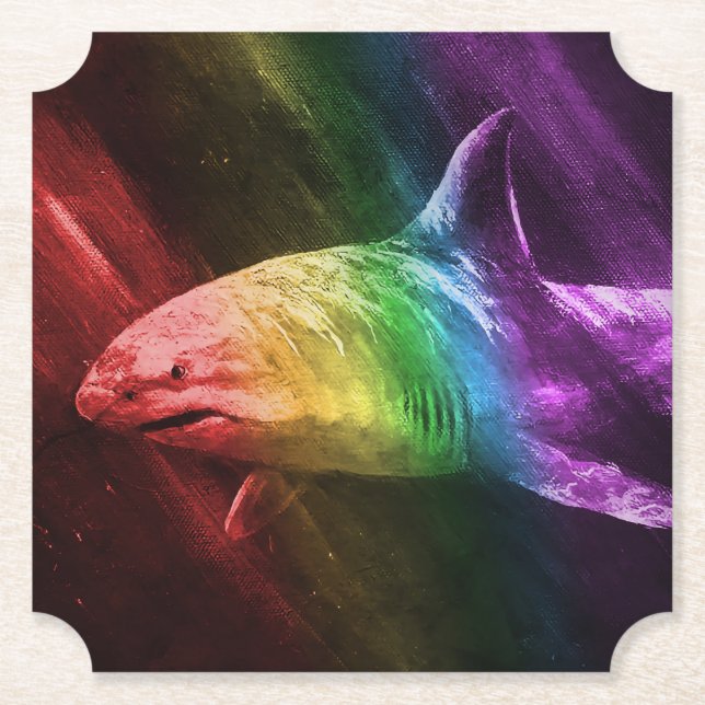 Shark Pride Untersetzer (Vorderseite)