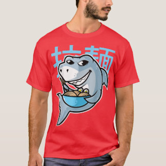Shark Ramen Bowl Kawaii Neko Anime Japanischer Noo T-Shirt