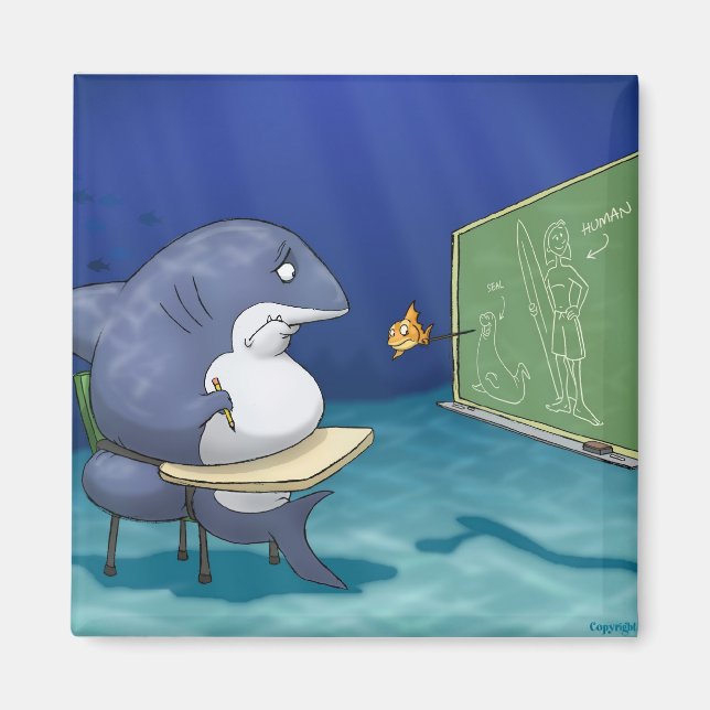 Shark School Magnet (Vorne)