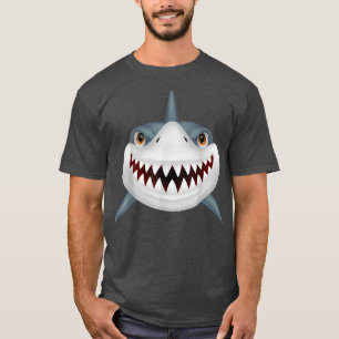 Shark Schwanz Gear Teeth Smile Funny  T-Shirt