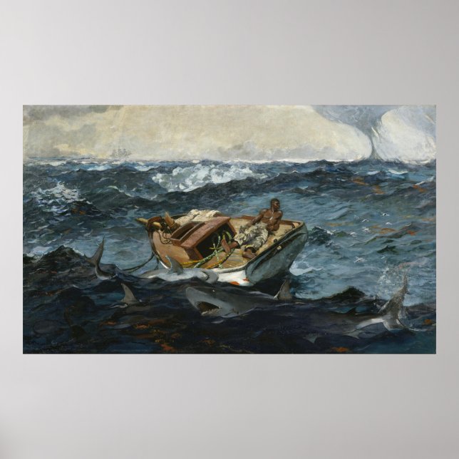 Shark Shipwreck Poster (Vorne)