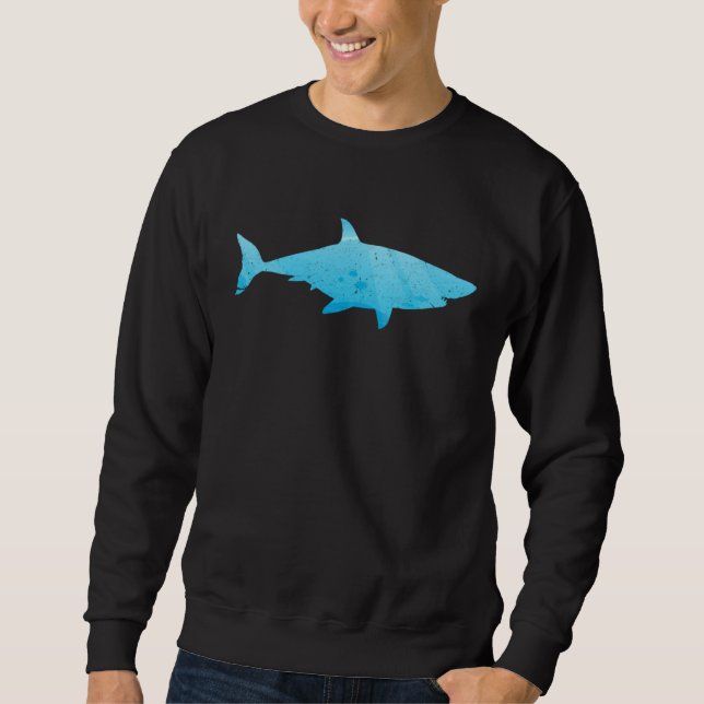 Shark Silhouette   Sharks    3 Sweatshirt (Vorderseite)