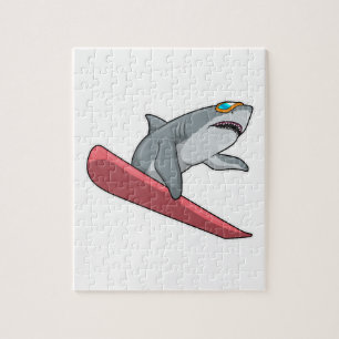 Shark Snowboarder Snowboard