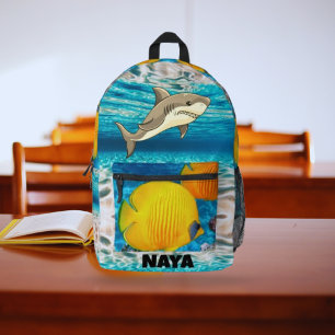 Shark Splash Explorer Bedruckter Rucksack