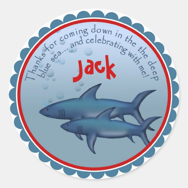 Shark Stickers (Vorderseite)