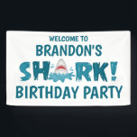 SHARK Theme Blue Aquamarin Birthday Party Kid Bann Banner<br><div class="desc">SHARK Theme Blue Aquamarin Birthday Party Kid Banner Es ist Zeit zu dekorieren! Dieses Banner zum Geburtstag zum Thema Hai wird ein Fieber sein!</div>