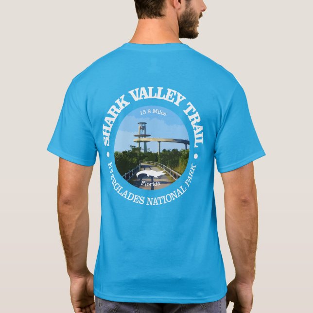 Shark Valley (Fahrrad c) T-Shirt (Rückseite)
