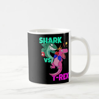 Shark Vs Dinosaur T Rex Boxhandschuhe für Kinder J Kaffeetasse