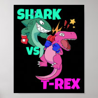 Shark Vs Dinosaur T Rex Boxhandschuhe für Kinder J