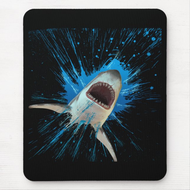 SHARK WASSER SPLASH OCEAN MOUSEPAD (Vorne)
