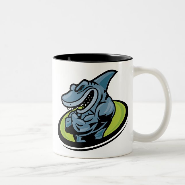 shark zweifarbige tasse (Rechts)