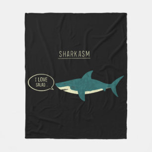 Sharkasm Classic Fleecedecke
