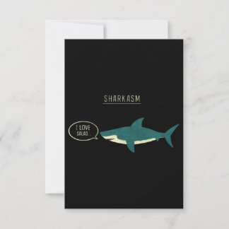 Sharkasm Classic Mitteilungskarte