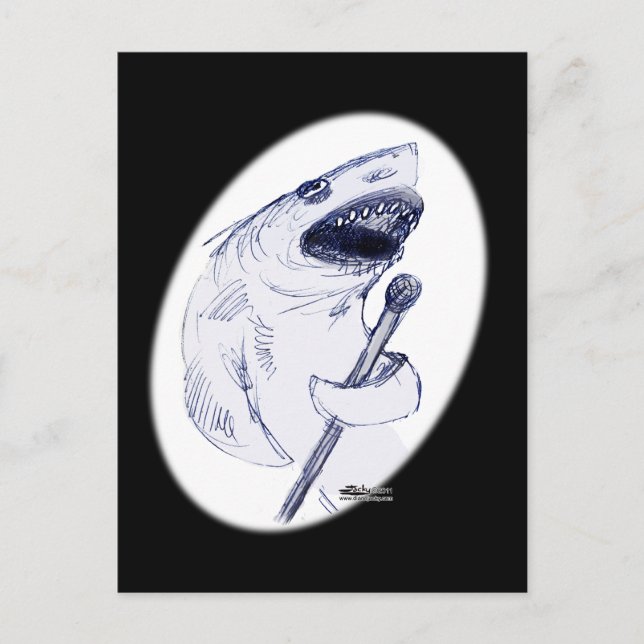 Sharkey Finatra Postkarte (Vorderseite)