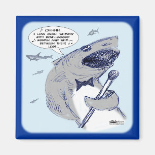 Sharkey Finatra Swimmin' Magnet