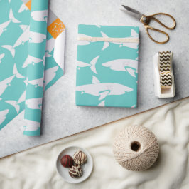 Sharks Geschenkpapier